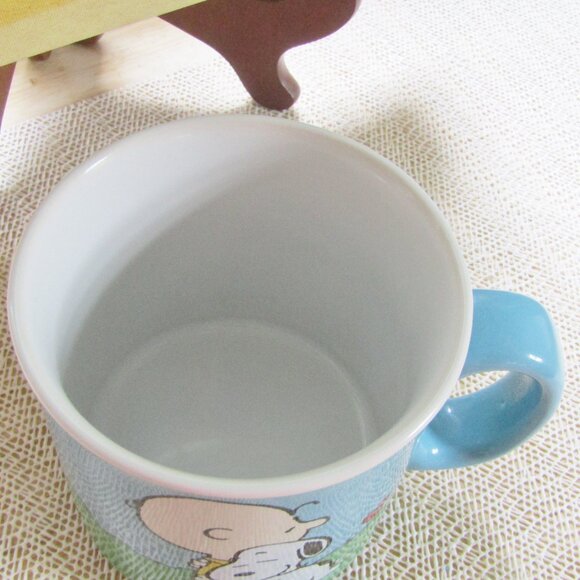 2020 Peanuts, Charlie Brown with Snoopy Ceramic Soup/Hot Cocoa Mug EUC - Picture 3 of 7